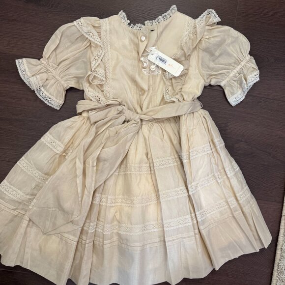 NWT Noralee Clementine Dress in Champagne - Picture 4 of 4